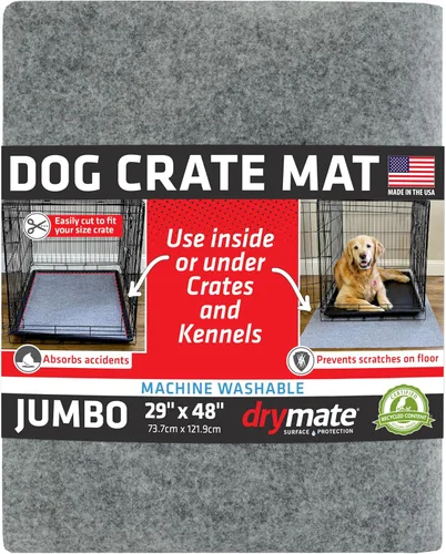 Miniatura 14 de Drymate Tapete Premium para jaula de perro, absorbente, impermeable, antideslizante, lavable, almohadilla para orina de cachorros para entrenamiento