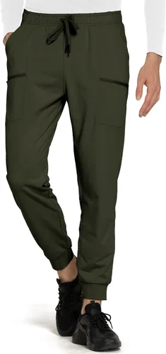 Miniatura 8 de M MAROAUT Pantalones deportivos para hombre, pantalones deportivos ligeros con bolsillos con cremallera, pantalones de entrenamiento para gimnasio