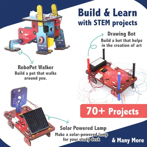 Miniatura 2 de Butterfly EduFields - Kits de proyectos STEM jumbo con más de 70 actividades para niños de 12 a 14 años Kits de ingeniería y robótica STEM