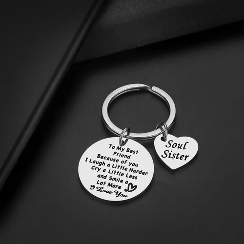 Miniatura 5 de iJuqi Regalos para amigas para mujeres, regalos de cumpleaños y Navidad para mejores amigas, regalos de amistad, llavero