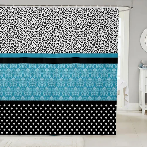 Miniatura 16 de Erosebridal Cortina de ducha con diseño de zorro, bonito diseño de animales del bosque, para niños y niñas, con dibujos animados, con cabeza