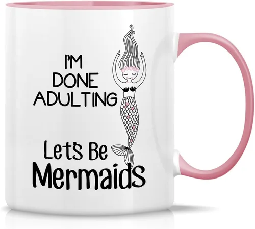 Miniatura 6 de Retreez Taza divertida – Reasons to be Mermaid - Tazas de café de cerámica de 11 onzas – Divertido, sarcasmo, sarcástico, motivacional, regalos