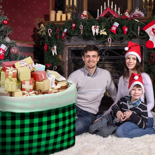 Miniatura 5 de Teling 2 piezas de 80 x 60 pulgadas bolsas de regalo para bicicleta jumbo de Navidad, bolsas de regalo de bicicleta extragrandes de plástico