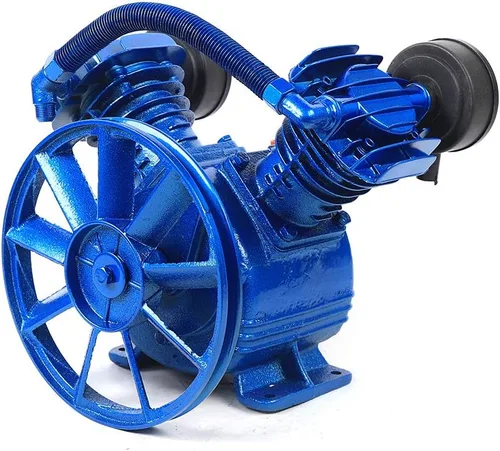 Miniatura 7 de Cabezal de bomba de compresor de aire de cilindro gemelo de 2.2KW (3HP), reemplazo de la bomba del compresor de aire, 250L/min 115 Psi V