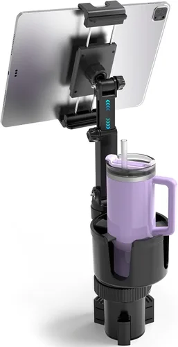 PLDHPRO Soporte para tablet para automóvil, soporte ajustable para camión, iPad, soporte con brazo telescópico para iPad Pro Air Mini Galaxy Tab de
