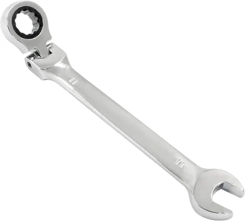 Miniatura 10 de Piutouyar Llave de trinquete de cabeza flexible de 0.394 pulgadas, llave de trinquete métrica profesional, llave combinada, herramienta de llave