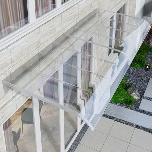 Toldo curvado para ventana, toldo para puerta delantera al aire libre, patio, toldo para puerta, toldo para patio, toldo para puerta delantera al