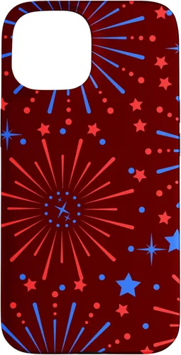 Miniatura 6 de Funda patriótica para iPhone 13 4 de julio con la bandera de Estados Unidos y la independencia de Estados Unidos