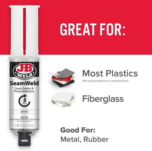 Miniatura 4 de J-B Weld SeamWeld, 0.8 fl oz, blanco
