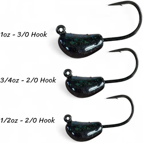 Miniatura 5 de Tautog Jig, Sheepshead Standup Style Jig, paquete de 2 ~ 5, tamaños de 1/2-2 onzas, recubrimiento en polvo premium y fabricado en los Estados Unidos