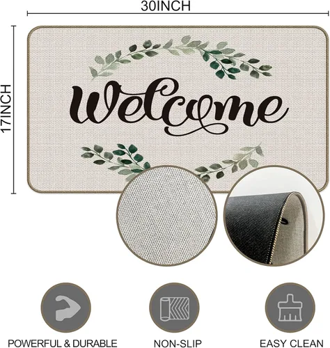 Miniatura 3 de Welcome to The Lake - Felpudo decorativo para interiores y exteriores, 17 x 30 pulgadas, para entrada de sala de casa del lago, regalos para amantes
