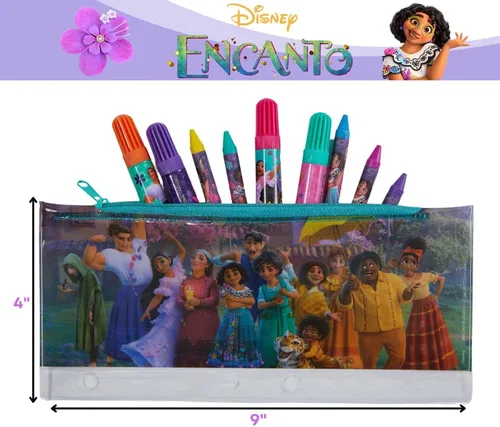 Miniatura 6 de Innovative Designs Disney Encanto Kids - Juego de calcomanías y arte para colorear para niños, 30 piezas. Suministros escolares y de manualidades
