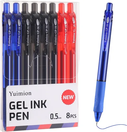 Miniatura 12 de Bolígrafos a Granel, 30 Piezas Bolígrafos Retráctiles de Punta Media (1.0mm) Bolígrafos de Bola para Escritura Suave Regalos para Mujeres y Hombres