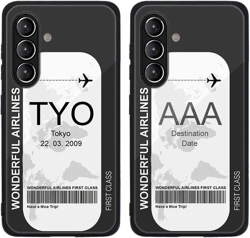 Miniatura 380 de Funda de teléfono personalizada para Samsung Galaxy S22+ / S22 Plus 5G, funda de TPU suave de vidrio templado antiarañazos personalizada con foto
