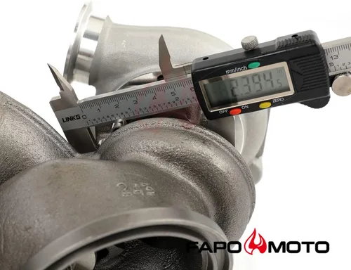 Miniatura 6 de FAPO MOTO 700HP Twin Turbos TD04 17T compatible con BMW N54 535i 135i Z4 X6 740i E60 E61 E82 E88 E89 F71 F01 F02 2008-2010 3.0L Actualización Billet