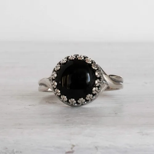Miniatura 29 de 925 Sterling Silver Gemstone Rings for Women - Anniversary Rings for Women - Sterling Silver Rings for Women - Dainty Sterling Silver Rings