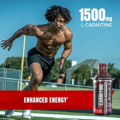 Miniatura 5 de PROSUPPS L-Carnitine 1500 inyecciones líquidas sin estimulantes para hombres y mujeres, bebida de entrenamiento energizante metabólico
