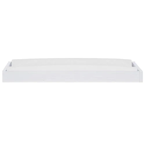 Miniatura 11 de Evolur Mini cambiador en madera de granero – Cambiador de tocador de madera maciza con soportes de seguridad y compartimentos de almacenamiento