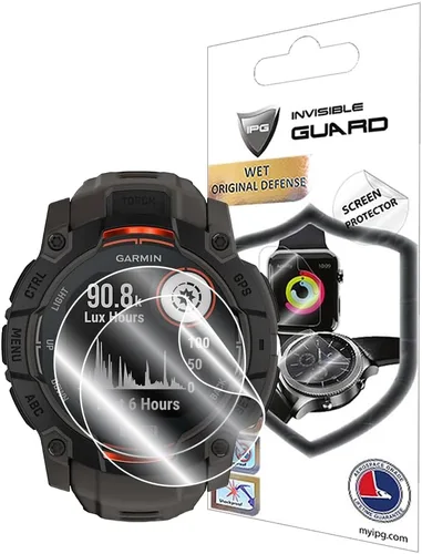 Miniatura 10 de IPG AMOLED Smartwatch Protector de pantalla de hidrogel para Garmin Instinct Crossover (2 unidades) Invisible HD Clear Film Anti-Scratch Protector