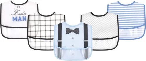Miniatura 9 de Little Treasure Baberos PEVA impermeables unisex para bebés