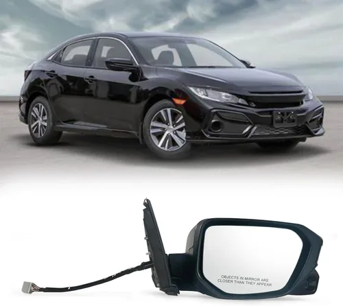 Espejo de Puerta del Lado Derecho del Pasajero Compatible con Honda Civic Sedan/coupe/hatchback Lx/Ex/Sport 2016-2021 con Calefacción Eléctrica y