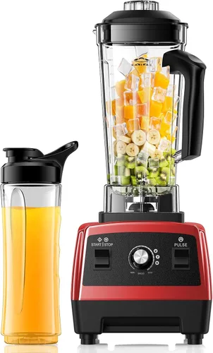 Miniatura 9 de Licuadora para batidos, trituración de hielo, frutas congeladas, licuadoras de encimera para cocina, licuadora de batidos con jarra de 68 onzas
