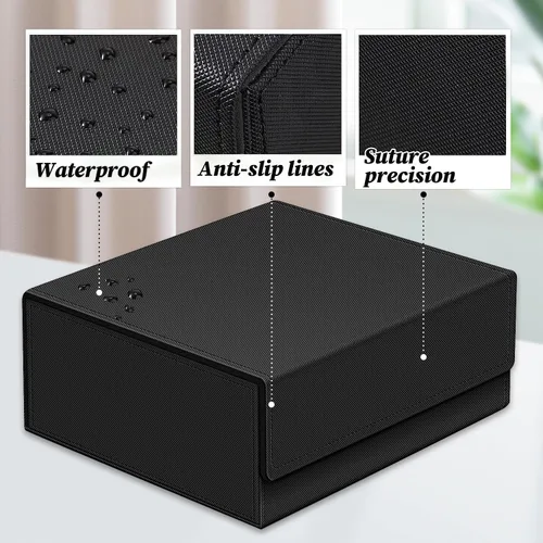 Miniatura 3 de Caja de almacenamiento de más de 1800 tarjetas de intercambio, cierre magnético, caja de almacenamiento con capacidad para 600+ 35PT 3 x 4 pulgadas