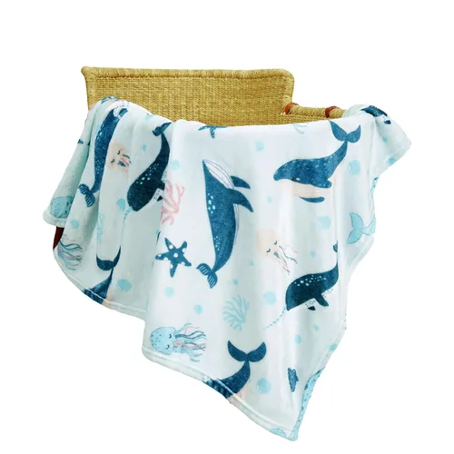 Miniatura 16 de TILLYOU Manta de forro polar para niños pequeños, 60 x 80 pulgadas, suave y cálida, para niños y niñas, color azul oscuro