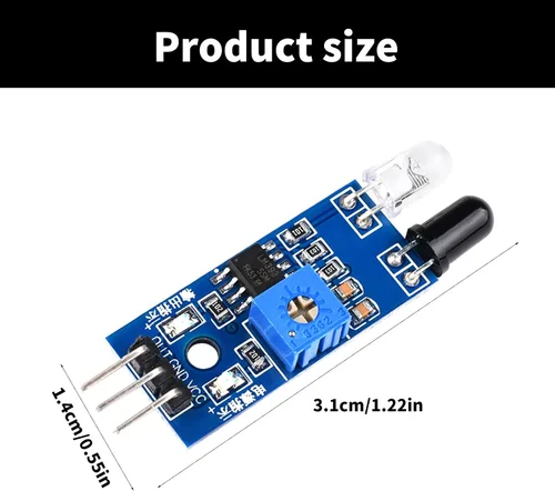 Miniatura 5 de Infrare Obstacle Avoidance Sensors Module Detection Sensors for Robotics &Automation Project 2-30cm Detection Ranges