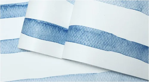 Miniatura 7 de HAOKHOME Papel pintado azul para despegar y pegar, papel de pared rayado costero bohemio, removible, azul índigo/blanco, de vinilo, autoadhesivo