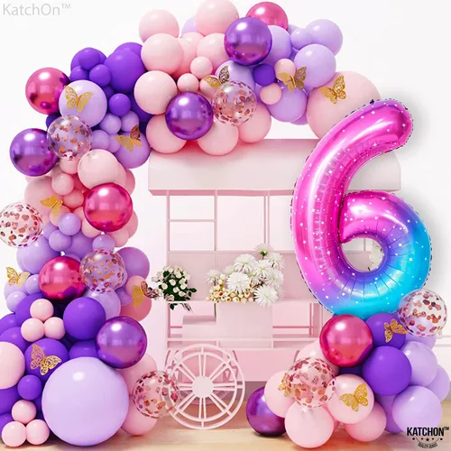 Miniatura 1425 de KatchOn, Globo grande azul número 2 de 40 pulgadas Decoraciones de cumpleaños de Baby Shark para niño de 2 años Globo azul número 2 Globo