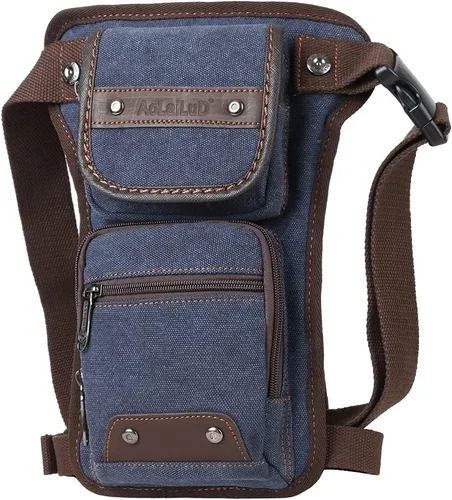 Miniatura 16 de Drop Leg Bag for Men Women #24Negro