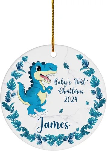 FLOCHIL Adorno personalizado para la primera Navidad del bebé 2023, adorno de la primera Navidad de los bebés 2023, regalo para niños, bebés,