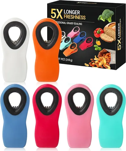 Miniatura 14 de Mr. Pen - Clips Magnéticos para Bolsas de Papas Fritas, Paquete de 6, Clips Grises para Bolsas de Papas Fritas, Clips para Bolsas, Clips para Tonos