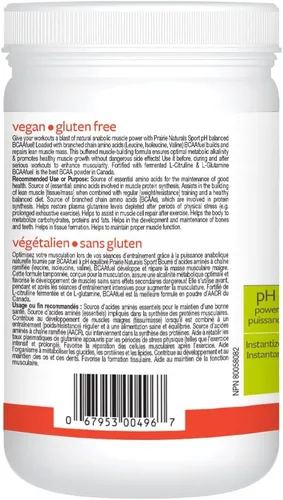 Miniatura 6 de Prairie Naturals PH Balanced BCAA Combustible, limón lima, 11.2 onzas
