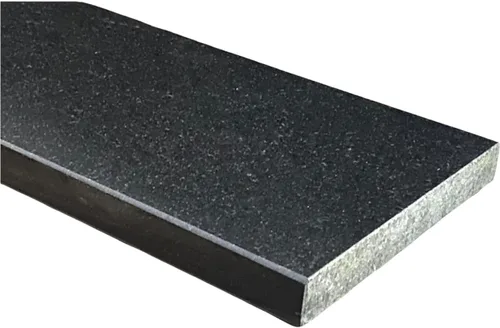 Miniatura 7 de Tenedos Absolute Black - Umbral de azulejos de granito para puerta de piso (sillín de mármol) pulido, sin mantenimiento, resistente a las manchas