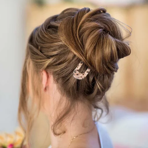 Miniatura 6 de Horquillas francesas para el cabello con forma de U, horquillas para cabello fino y grueso, pinzas clásicas de acetato de celulosa de 5.1 pulgadas