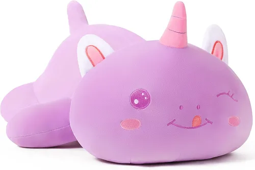 Miniatura 8 de SNOWOLF Almohada de Peluche de Ajolote Negro Lindo y Suave Animal de Peluche Axolotl Juguete de Peluche Kawaii Gran Regalo para Niños, 12