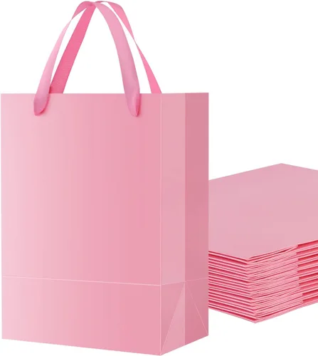 Miniatura 7 de 12 bolsas de regalo grandes de 10 x 5 x 13 pulgadas, bolsas de regalo grandes de color negro mate con asas para todas las ocasiones