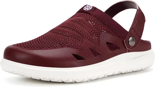 Miniatura 13 de Zuecos de jardín para hombre y mujer, sandalias transpirables para caminar ortopédicas de verano con suela de fascitis plantar