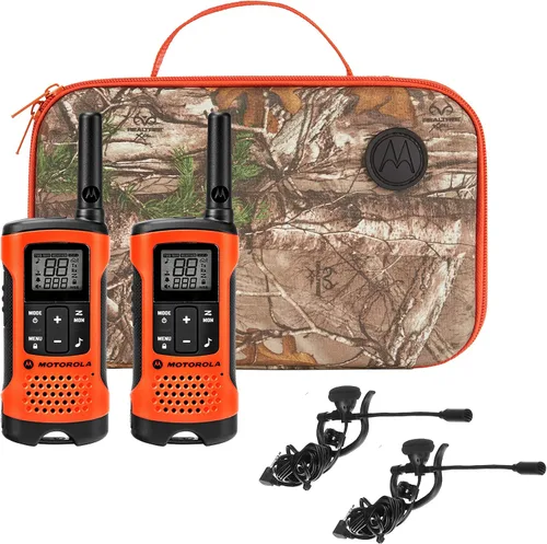 Miniatura 9 de Motorola Talkabout T275 Radios de dos vías (paquete de 2) – Alcance de 40 km, recargable, walkie Talkie para exteriores, alertas meteorológicas