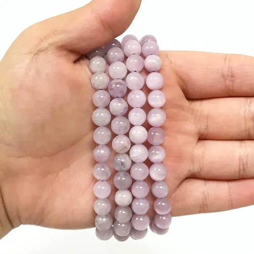 Miniatura 584 de Gem Avenue Handmade Round Bead Stretch Bracelet Unisex Natural Stone Beaded Jewelry for Men & Women, Elastic Wristband for Daily Wear