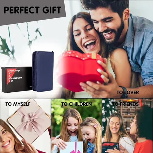 Miniatura 7 de Kit de Uñas Tumkun, Kit de Manicura, Kit de Cuidado de Uñas Para Hombres, Juego de Manicura y Pedicura, Kit de Cortaúñas para Uñas de los Pies, Kit