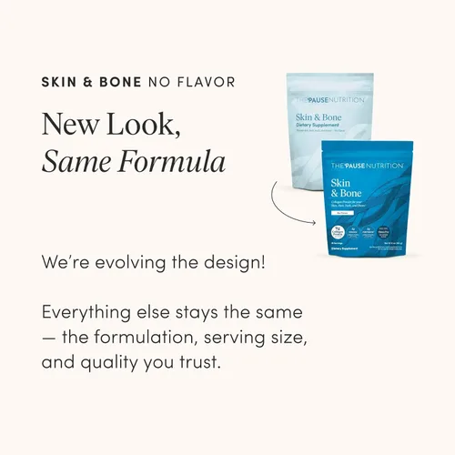 Miniatura 3 de The 'Pause Life Skin & Bone, Verisol & Fortibone Péptidos de colágeno, fórmula en polvo con ácido hialurónico y vitamina C, suplemento sin gluten