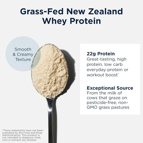 Miniatura 2 de Designs for Health WheyCool - Suplemento de proteína de suero de leche alimentada con pasto con 0.76 onzas de proteína, puede apoyar a atletas