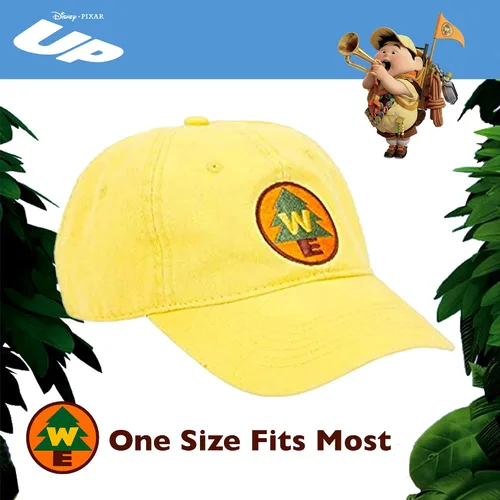 Miniatura 4 de Concept One Disney Pixar Up Wilderness Explorer - Gorra de béisbol de algodón ajustable con ala curvada color amarillo Amarillo
