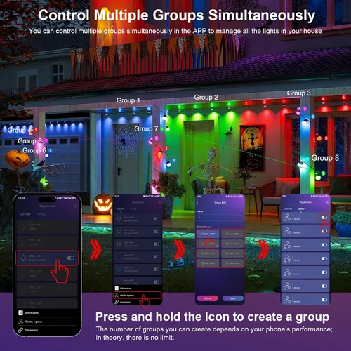 Miniatura 6 de FRIDEKO HOME Bombillas inteligentes – Bombilla LED regulable que cambia de color para el hogar, funciona con sincronización de música Bluetooth