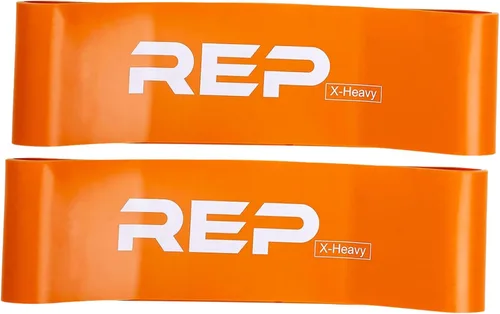 Miniatura 11 de REP Bandas de resistencia cortas de fitness para fuerza y acondicionamiento. Múltiples niveles de resistencia disponibles de 5 a 230 libras. Se
