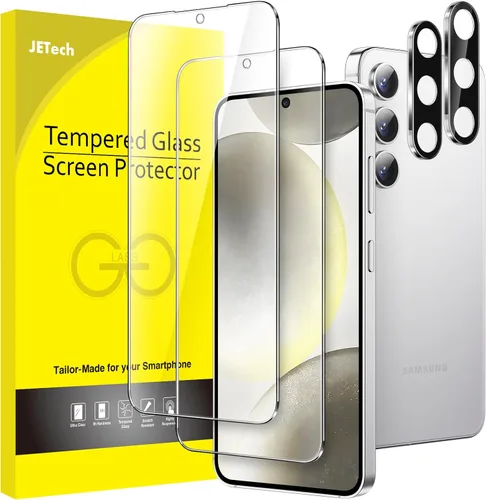 Miniatura 14 de JETech - Protector de pantalla para Samsung Galaxy S20 FE de 6.5 pulgadas con protector de lente de cámara, película de vidrio templado, compatible