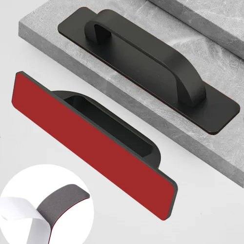 Miniatura 7 de Paquete de 2 tiradores de aluminio para gabinetes de 4 1/4 pulgadas, 4.252 in, tiradores de cajón